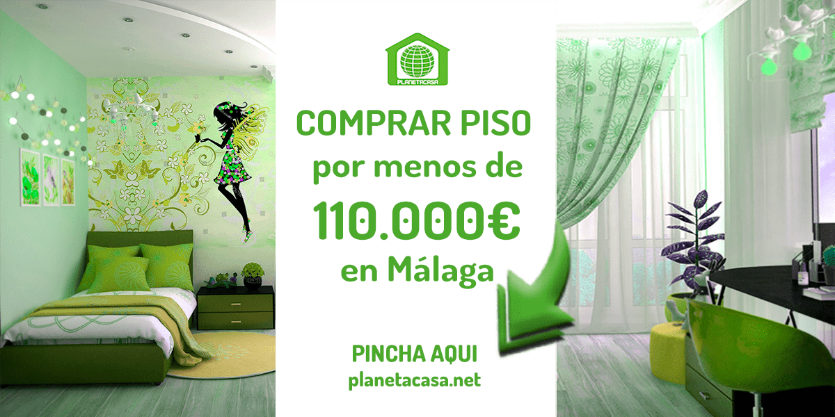 Comprar piso por menos de 110000 euros en malaga