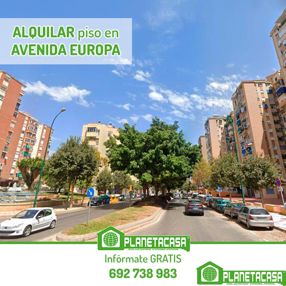 ALQUILAR PISO EN AVENIDA EUROPA