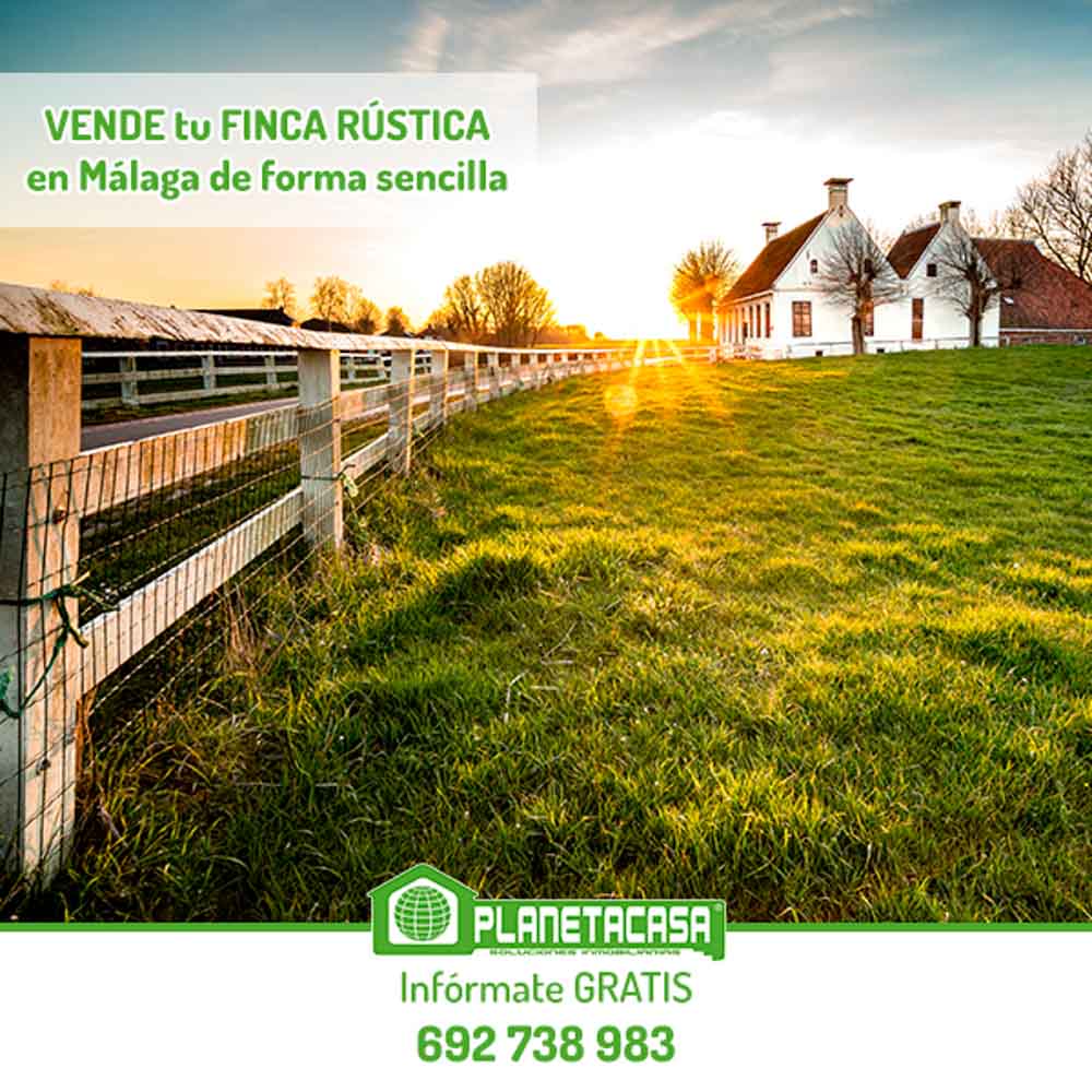VENDER FINCA RÚSTICA EN MÁLAGA