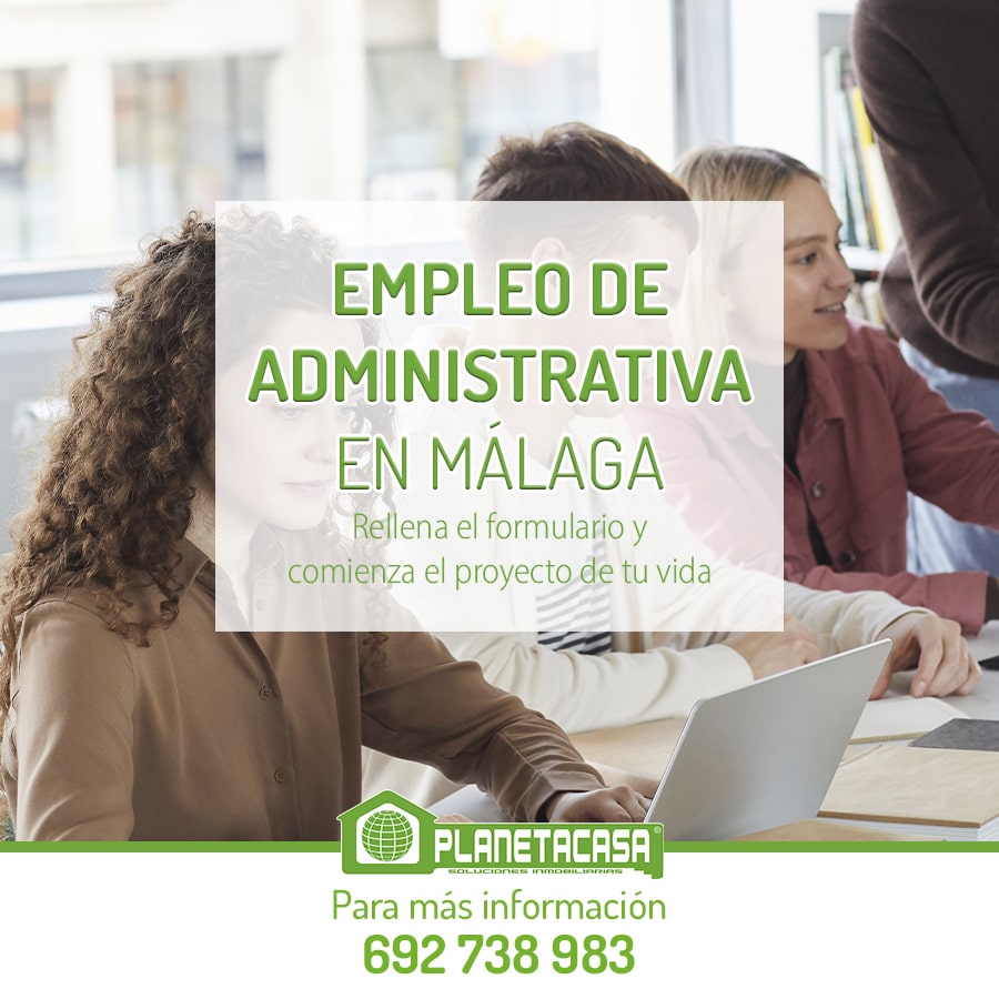 empleo administrativa Málaga