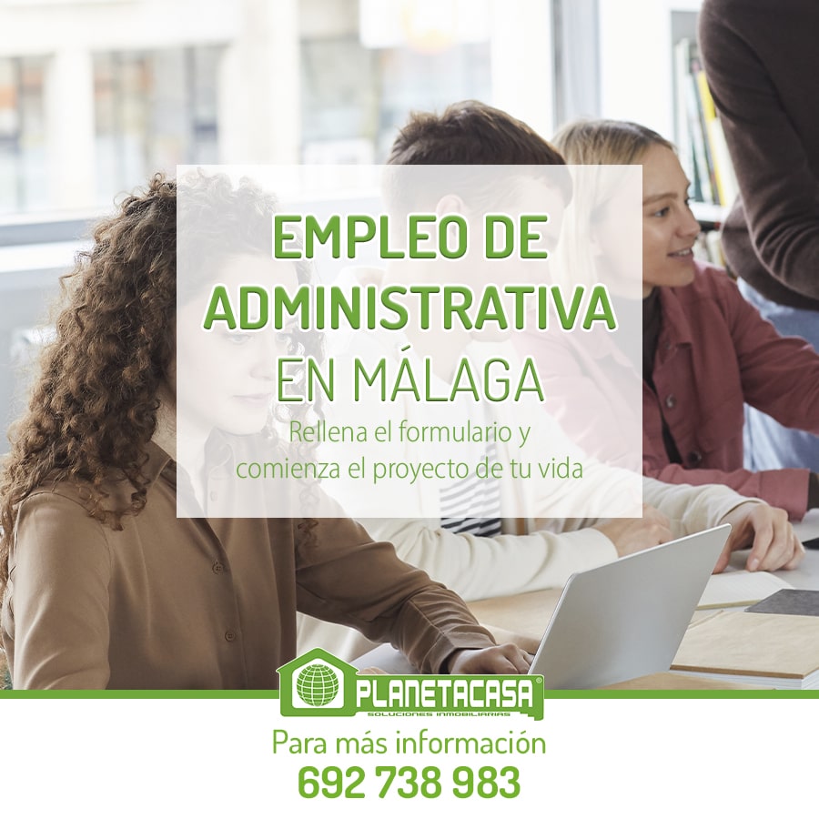 Empleo administrativa Málaga