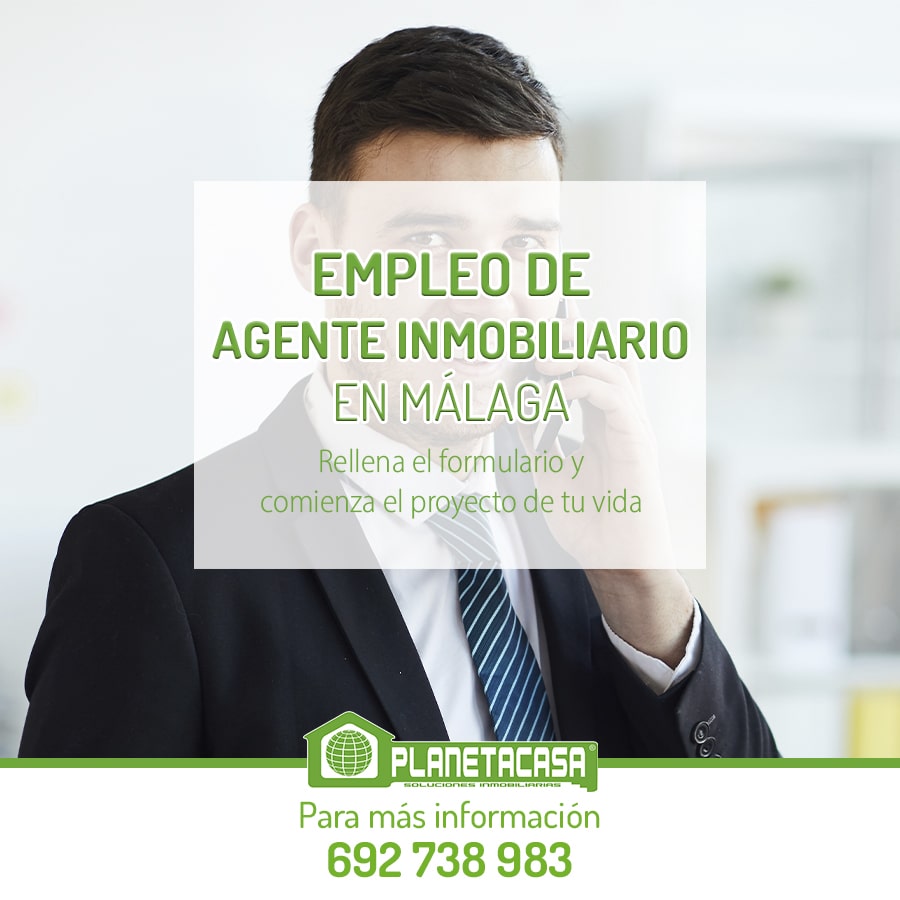 empleo agente inmobiliario en Málaga