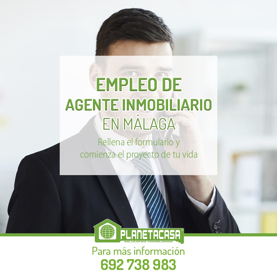 Empleo agente inmobiliario Málaga