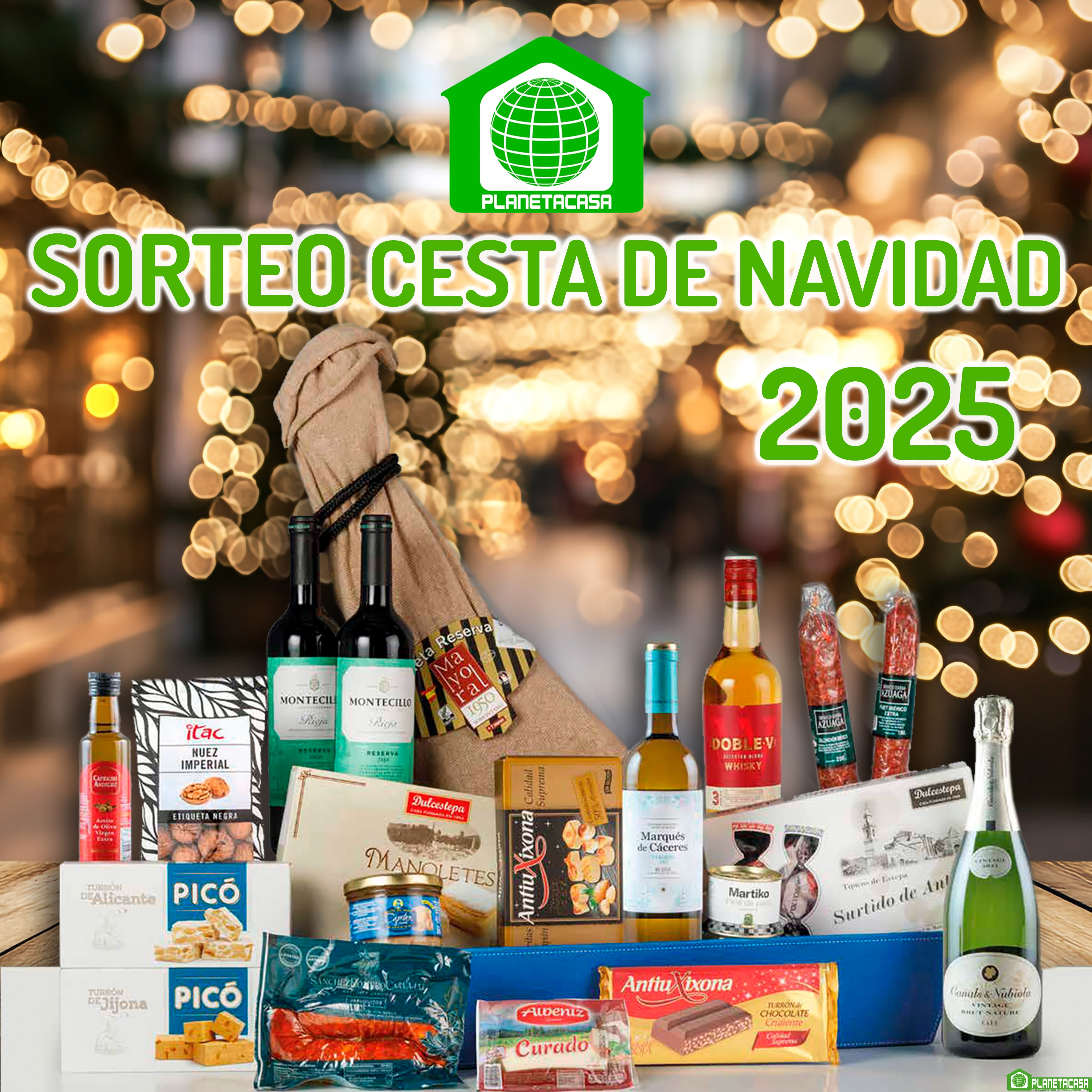 Sorteo cesta navidad 2025 Málaga